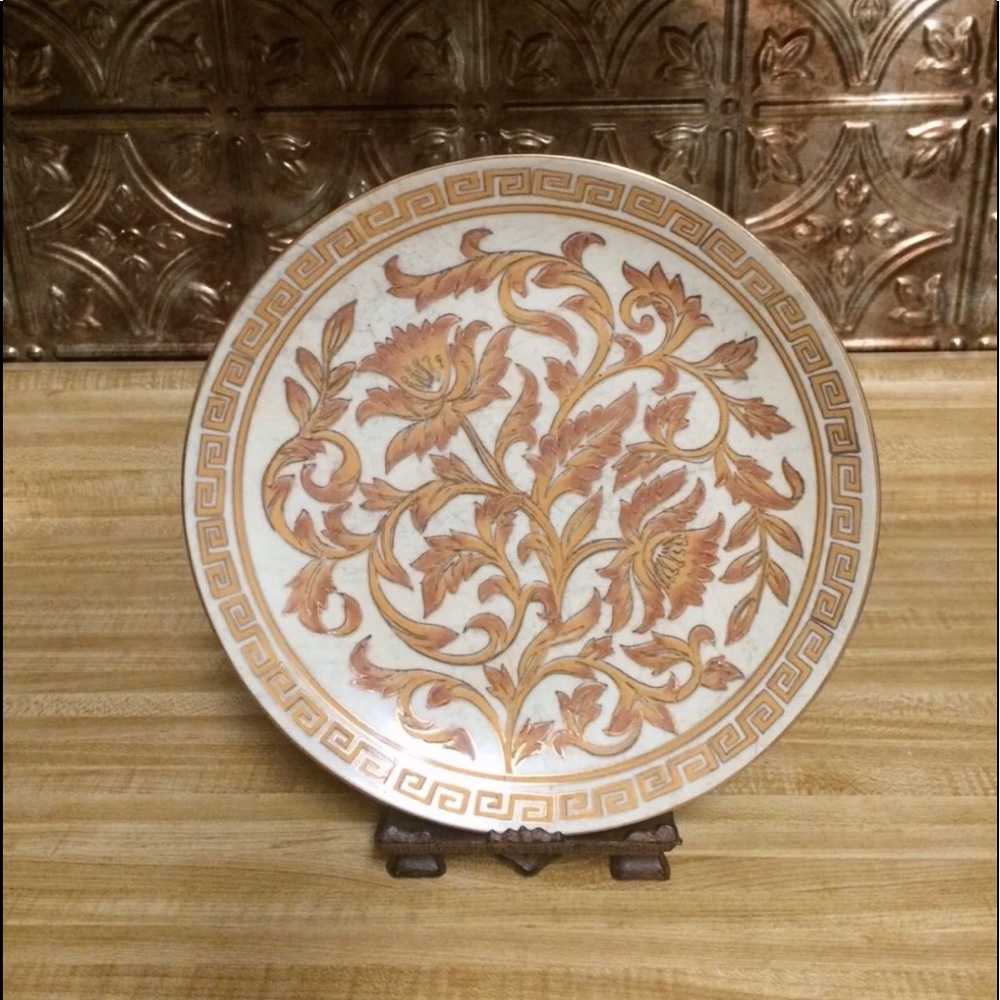 Andrea by Sadek China Grecian Border Plate